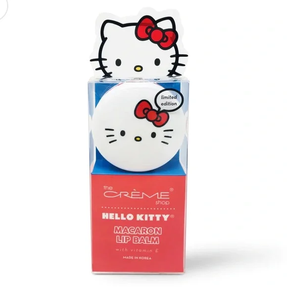 New! BUNDLE The Crème Shop x Hello Kitty Macaron Lip Balm x 5